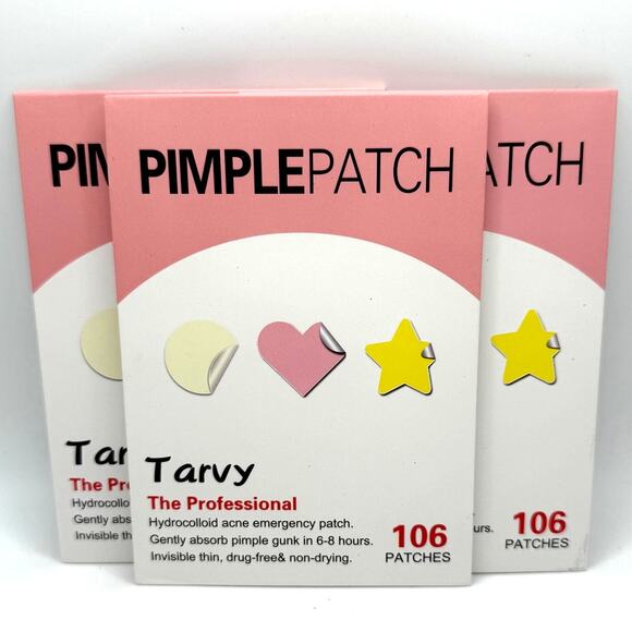 Lot of 3 Pimple Patch Tarvy The Professional Hydrocolloid 106 Patches - Picture 1 of 3